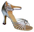 Monique Silver 2.5 Heel Latin or Ballroom Dance Shoe