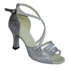 Casandra Clearance - Silver Aurora Latin or Ballroom Dance Shoe 