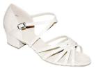 Margaret - White Leather - Latin or Ballroom Dance Shoe