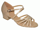 Margaret - Beige Leather - Latin or Ballroom Dance Shoe